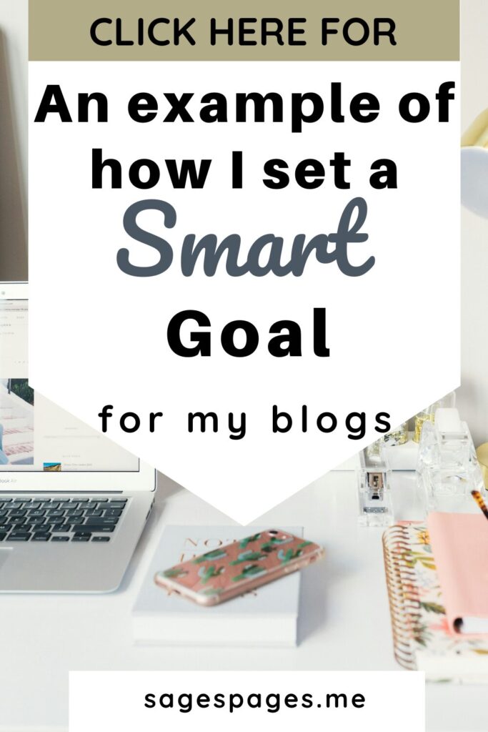 Pin: Example of a SMART goal